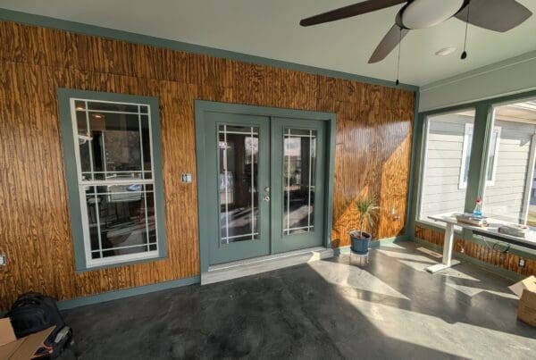 home remodel in middle tennessee showing a renovated sunroom